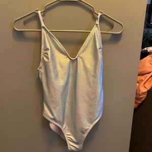 Womens size medium holographic swimsuit.